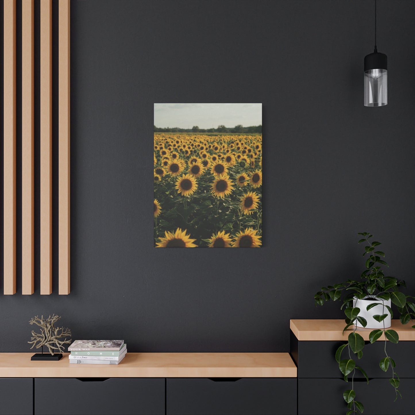 Sunflower Field Canvas Wall Art