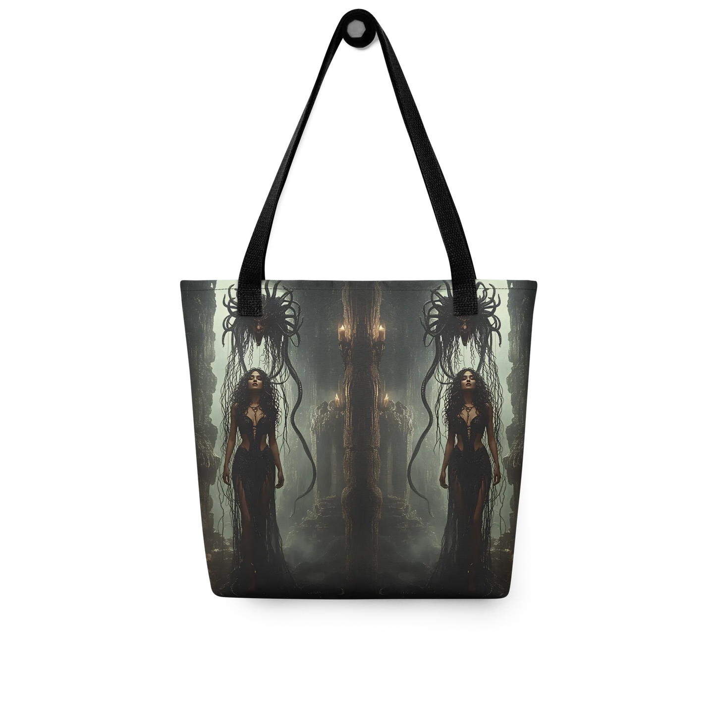 Birth of Medusa tote bag all over print