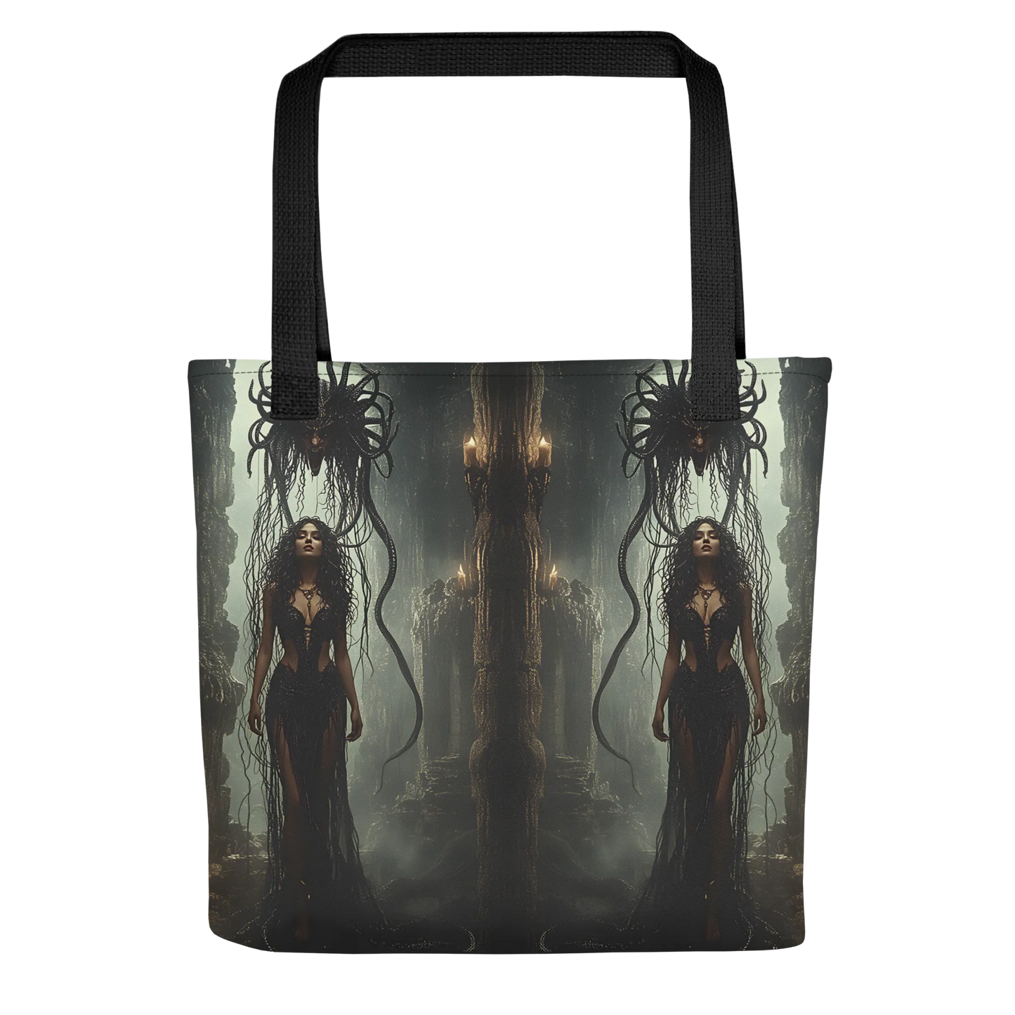Birth of Medusa tote bag all over print