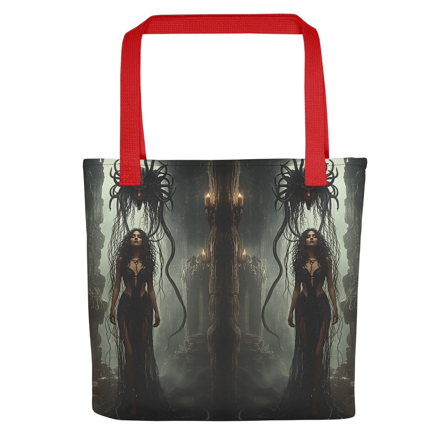 Birth of Medusa tote bag all over print