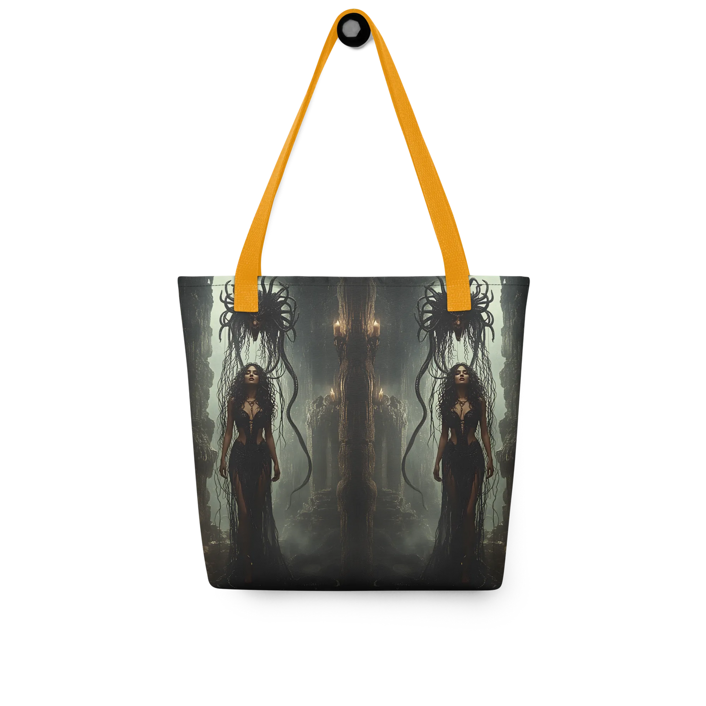Birth of Medusa tote bag all over print