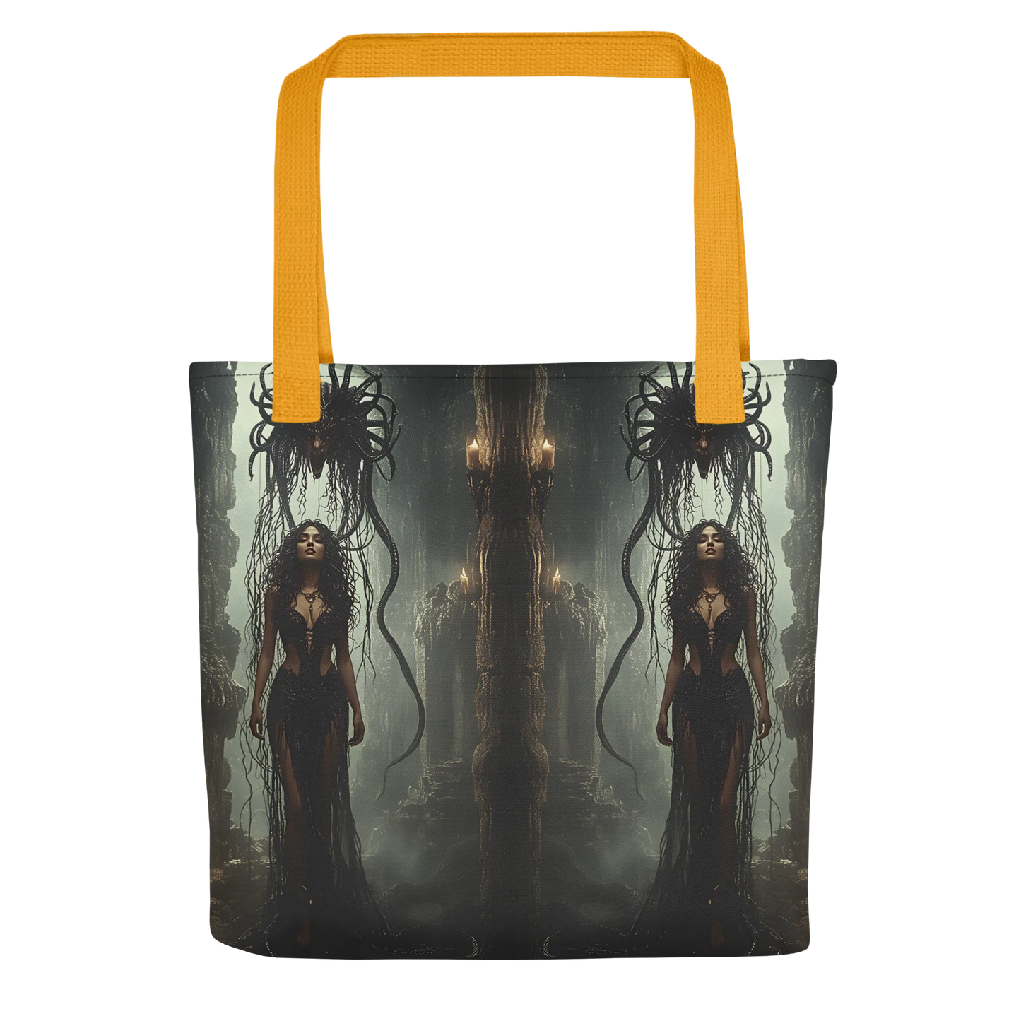 Birth of Medusa tote bag all over print