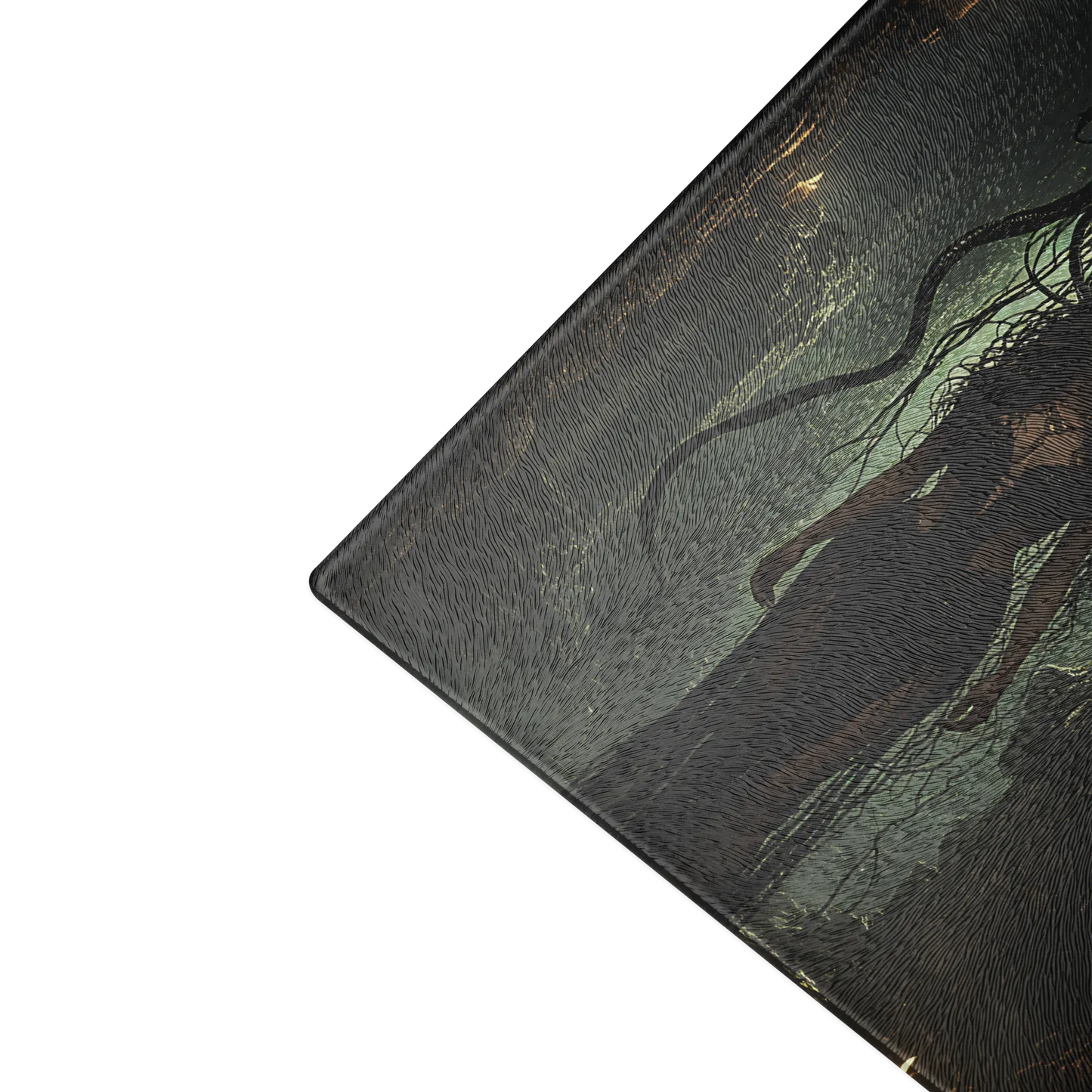 Birth of Medusa glass cutting board