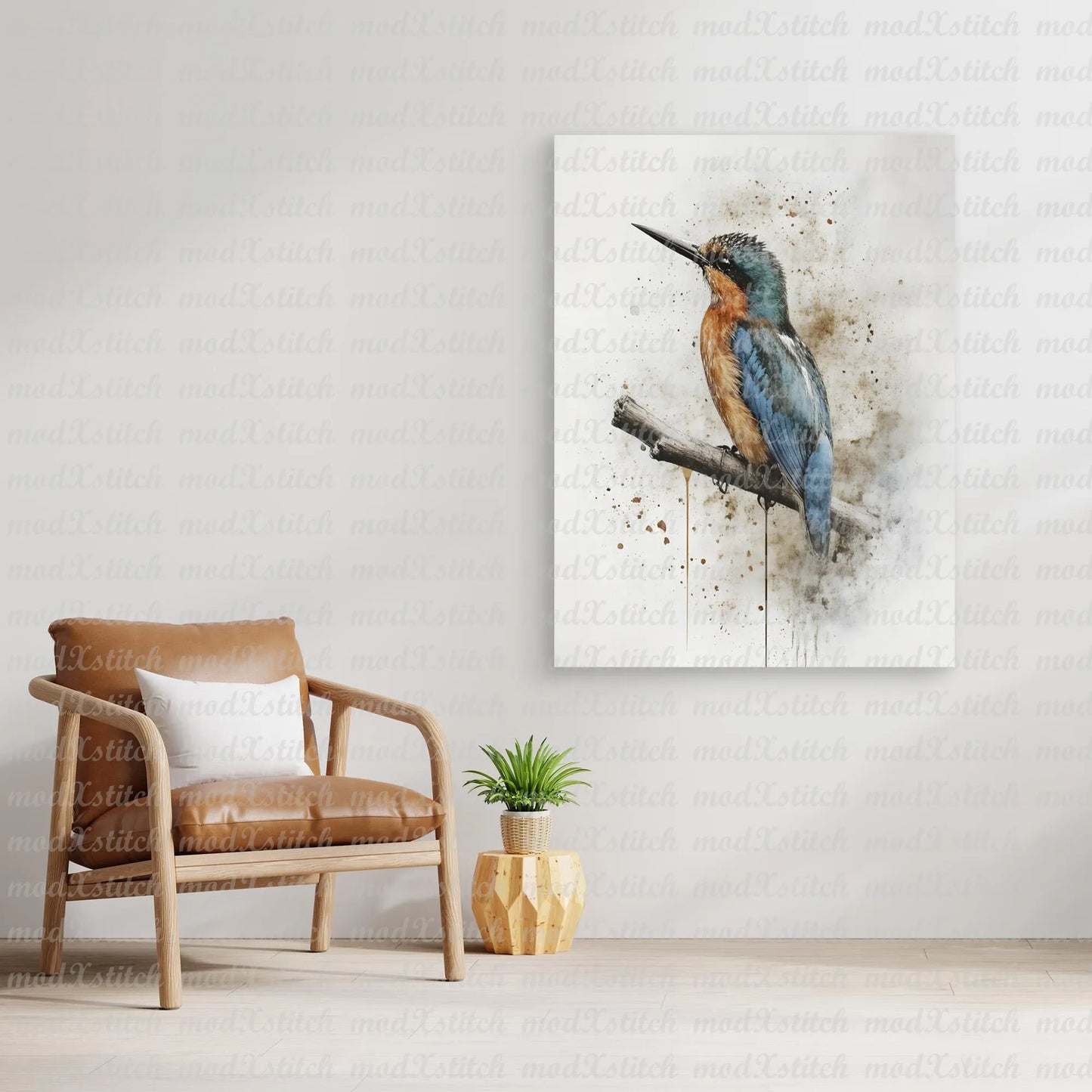 Spirit of the Kingfisher canvas wall art (world)