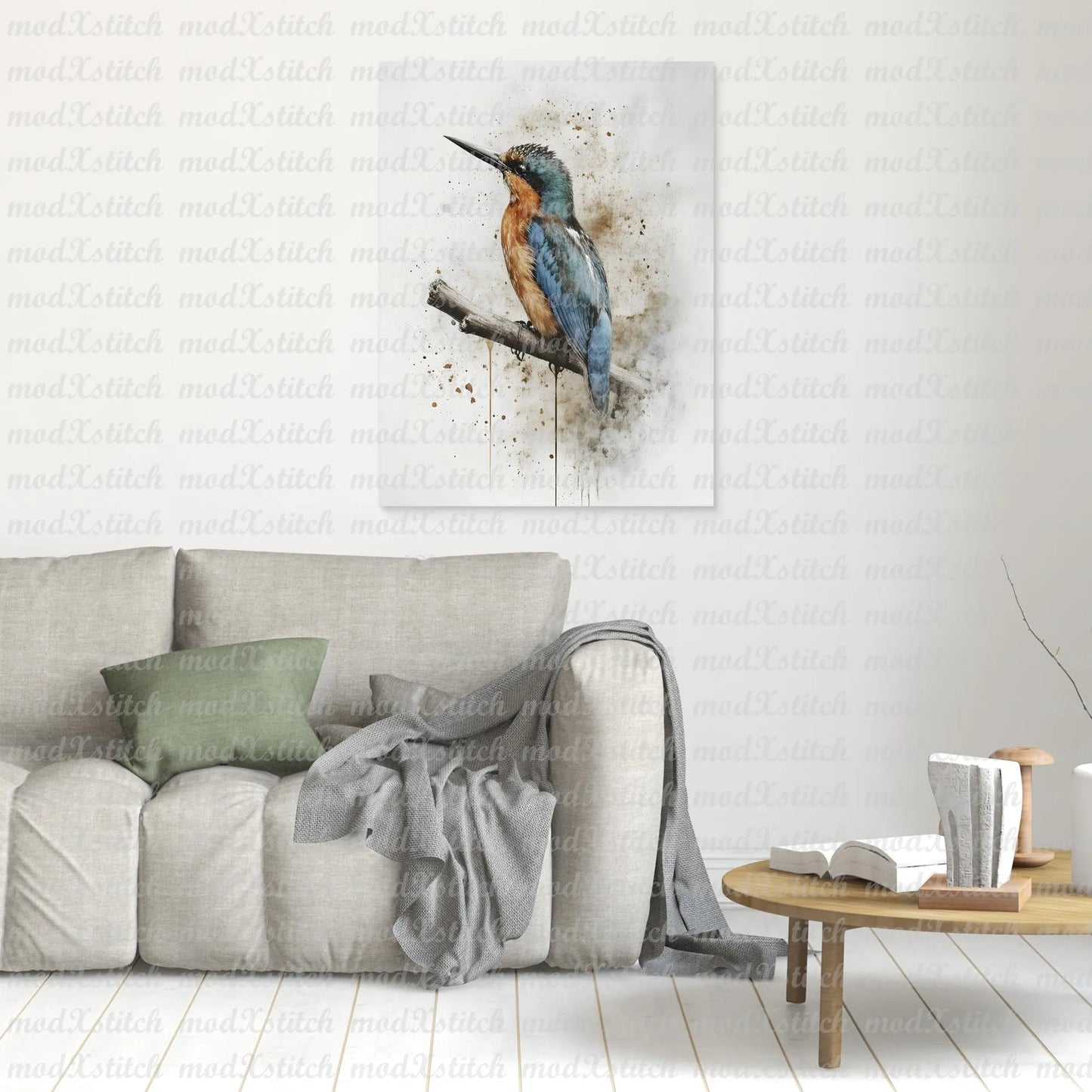 Spirit of the Kingfisher canvas wall art (EU/UK)