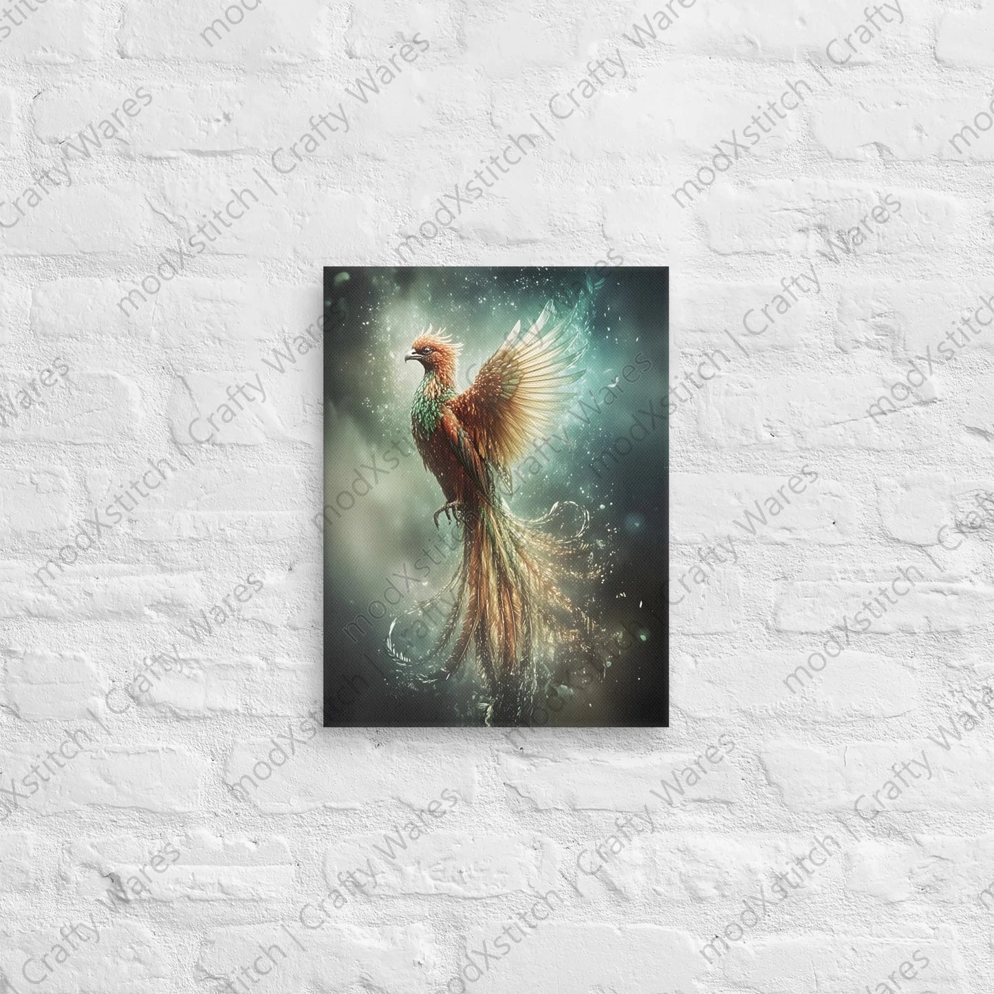 Watermarked - Spirit of the Phoenix canvas wall art