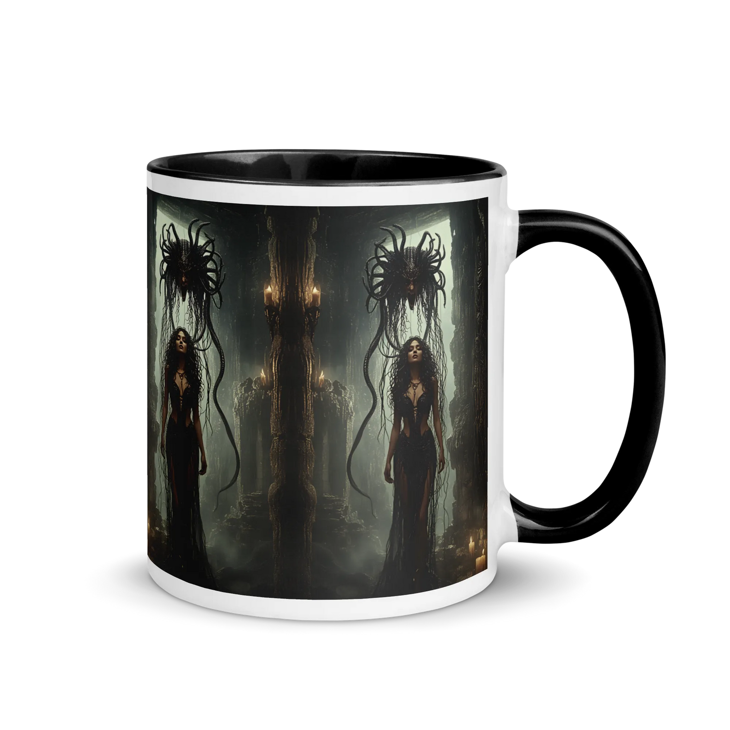 Birth of Medusa coloured mug