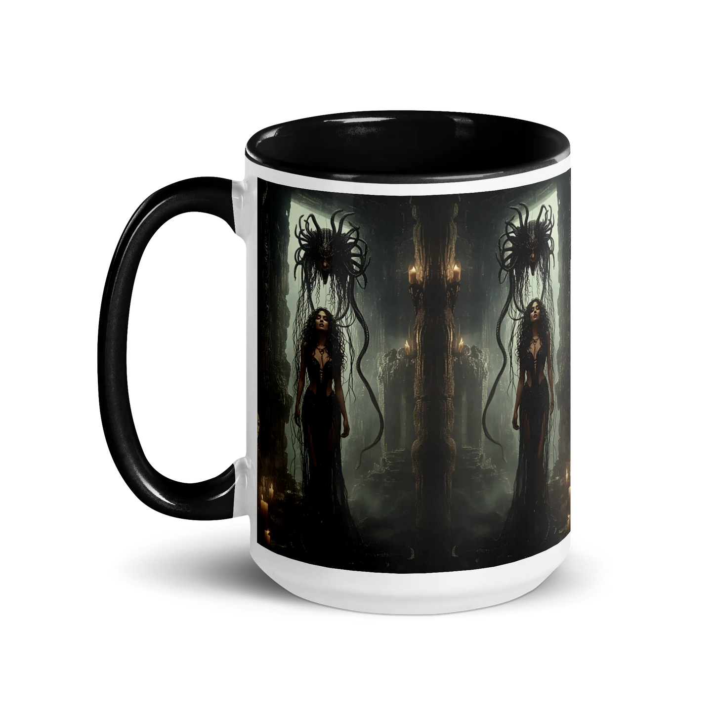 Birth of Medusa coloured mug