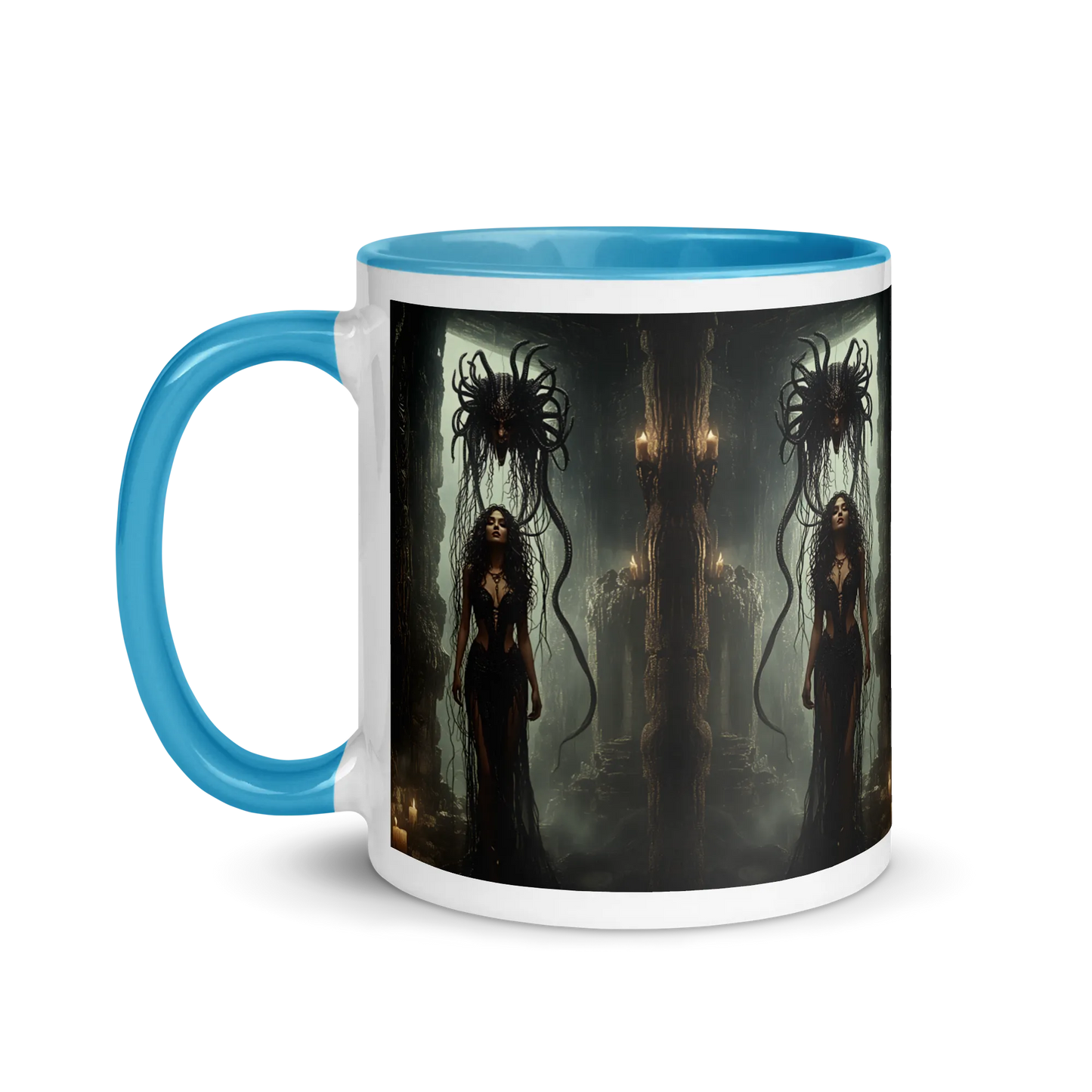 Birth of Medusa coloured mug