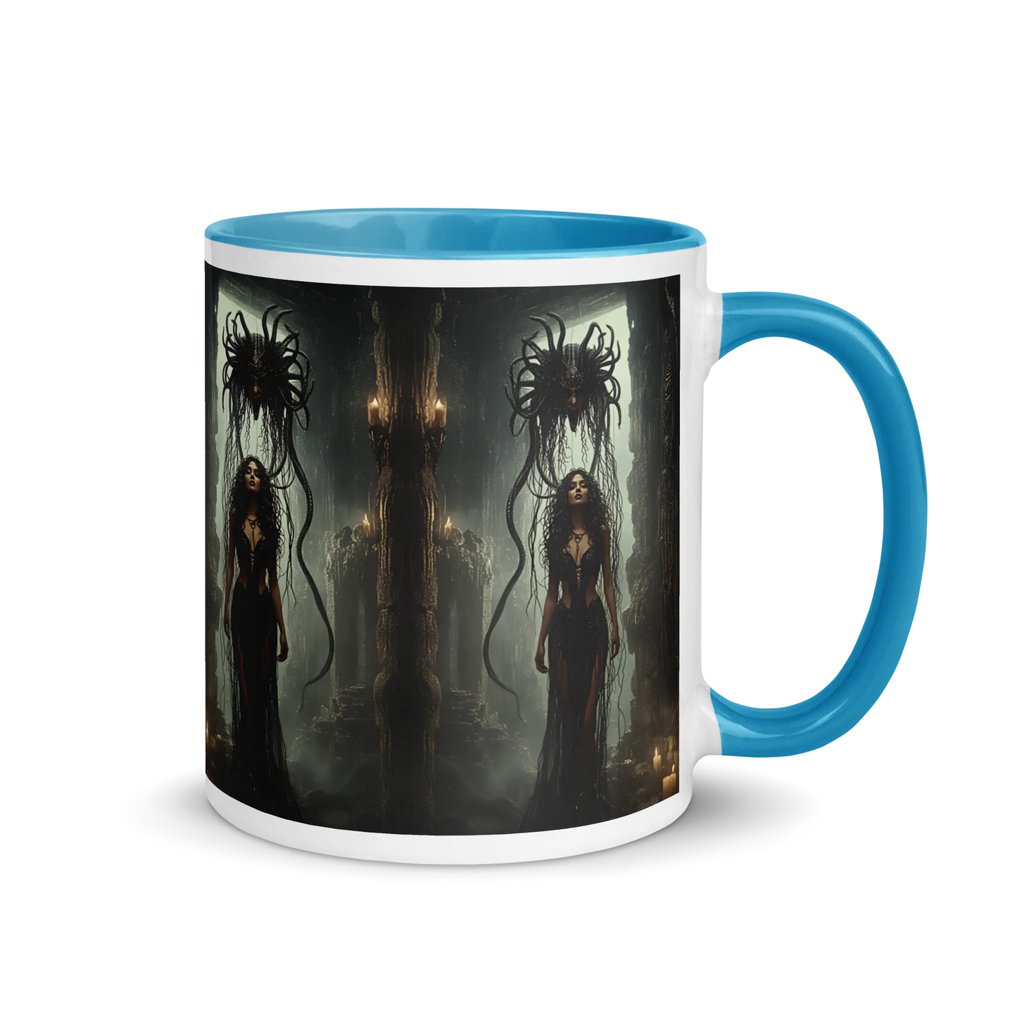 Birth of Medusa coloured mug
