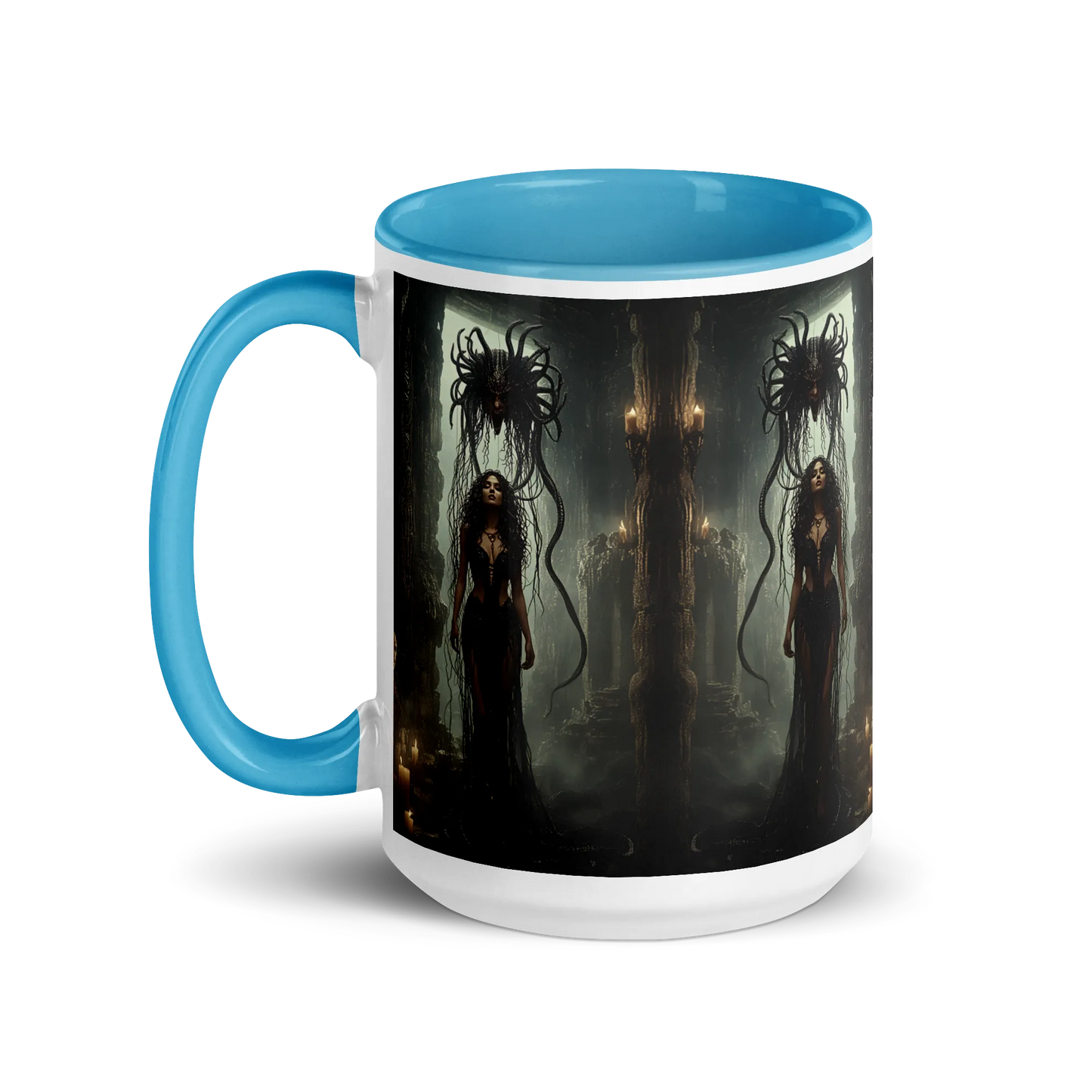 Birth of Medusa coloured mug