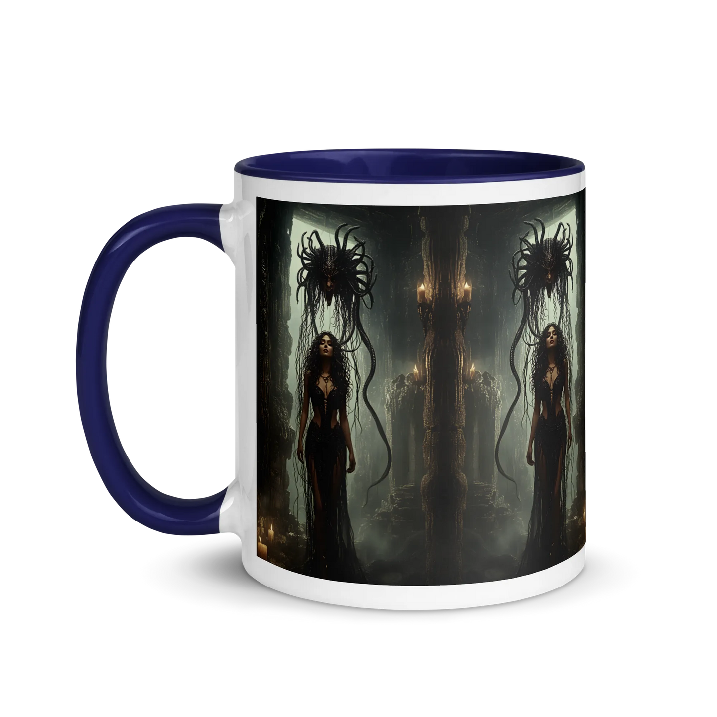 Birth of Medusa coloured mug
