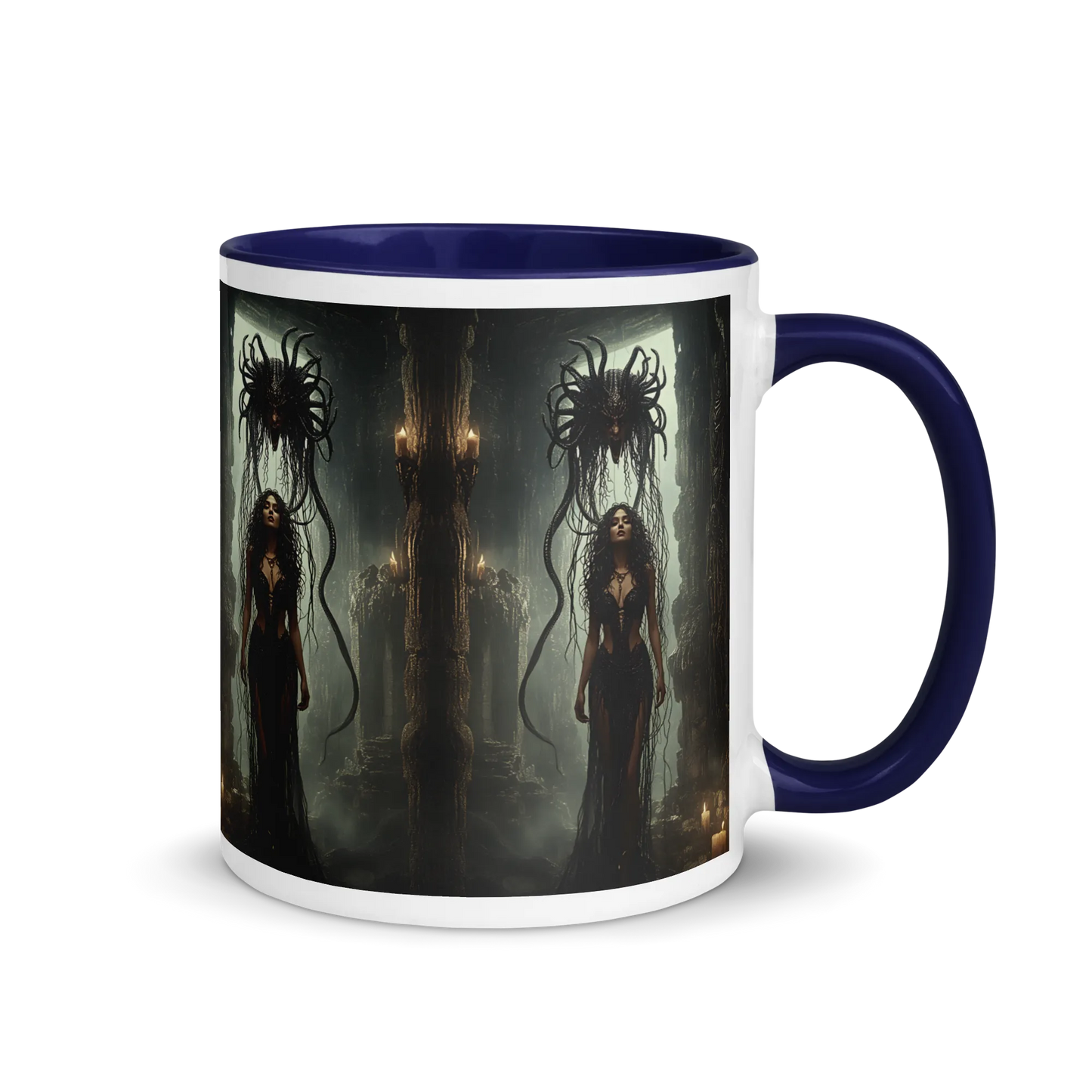 Birth of Medusa coloured mug