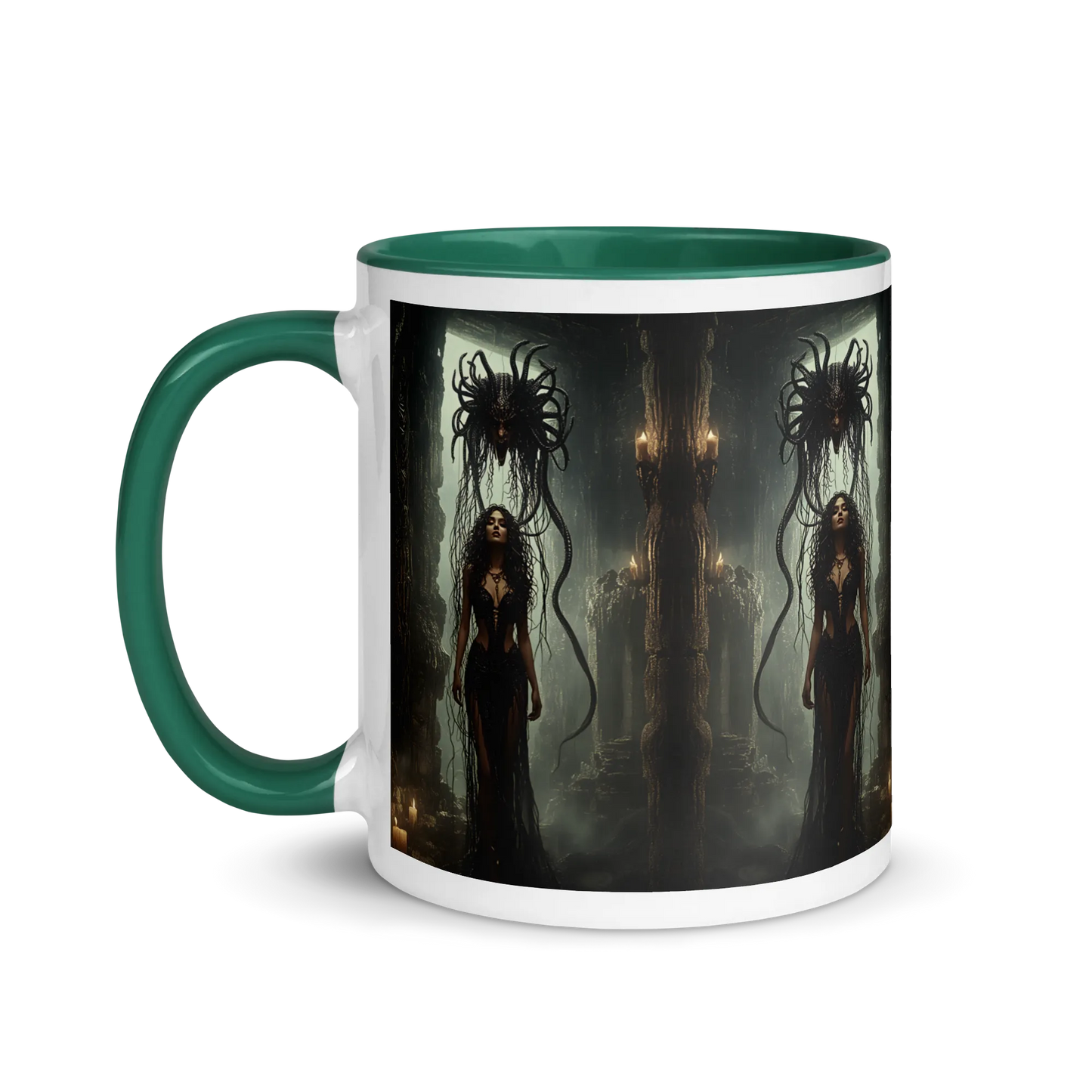 Birth of Medusa coloured mug