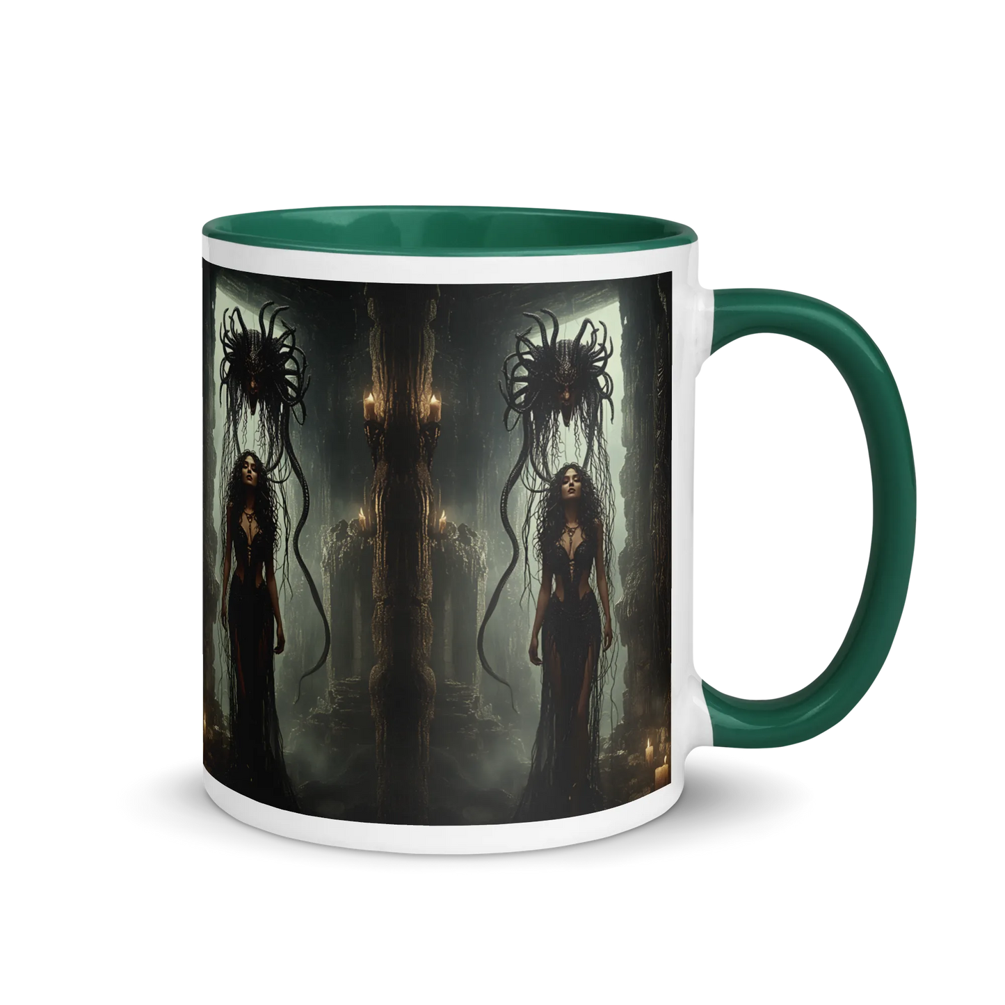 Birth of Medusa coloured mug
