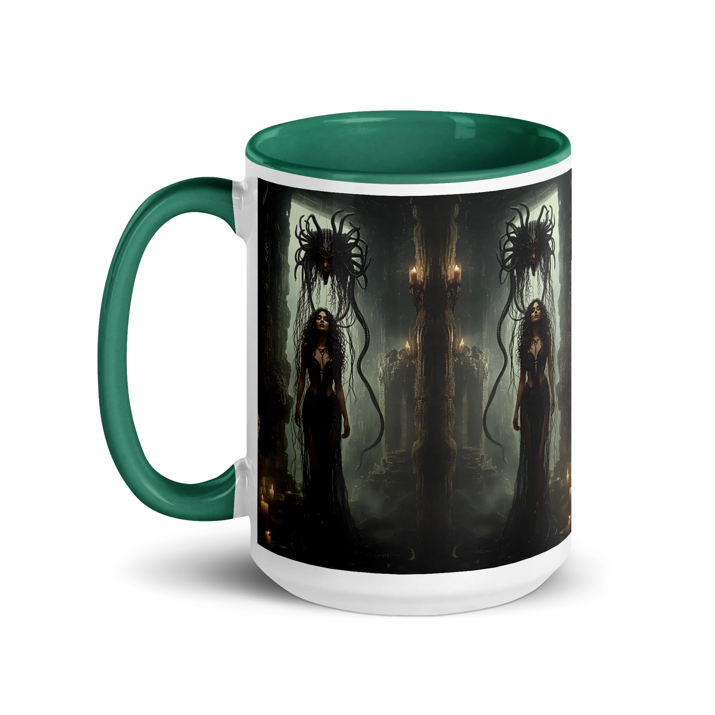 Birth of Medusa coloured mug