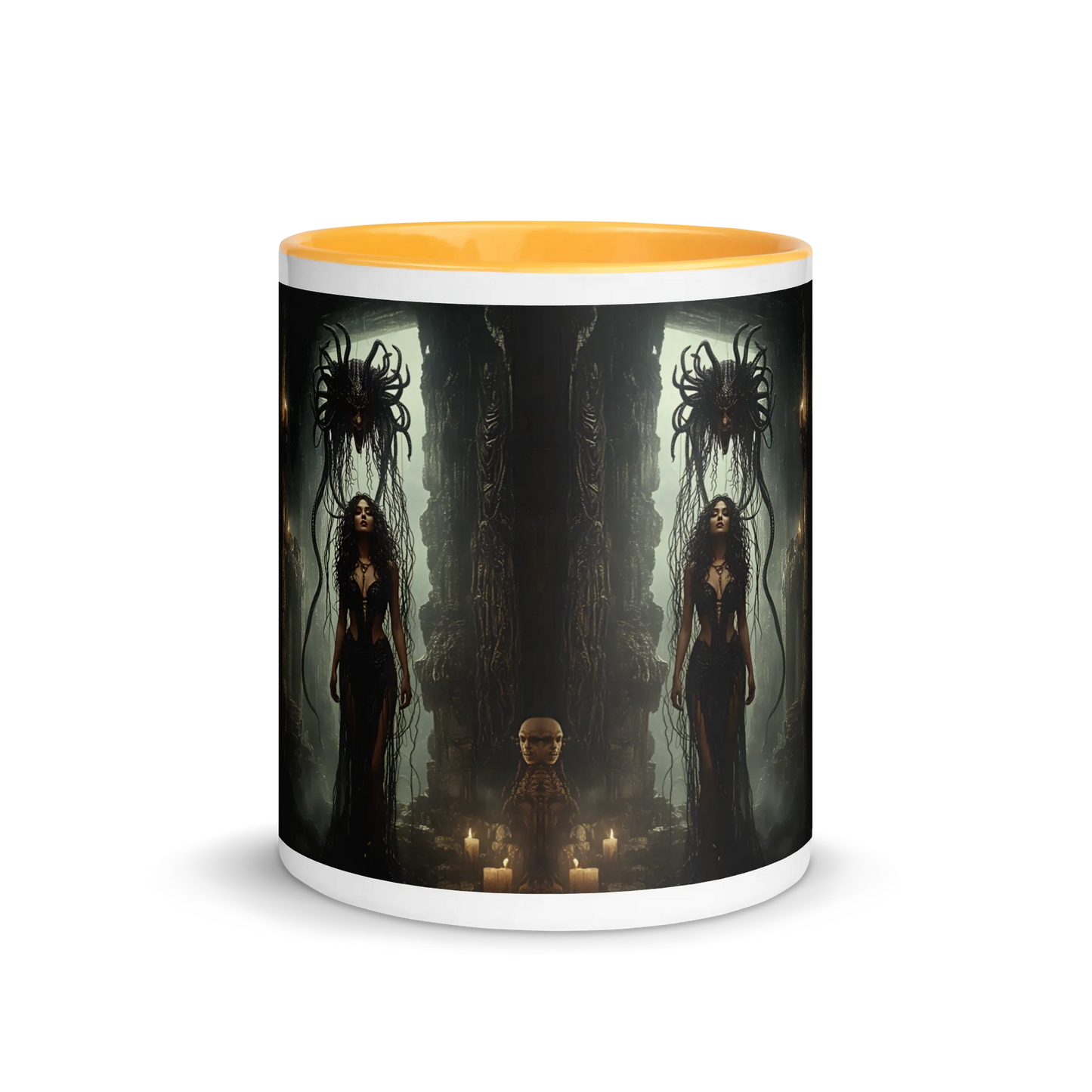 Birth of Medusa coloured mug