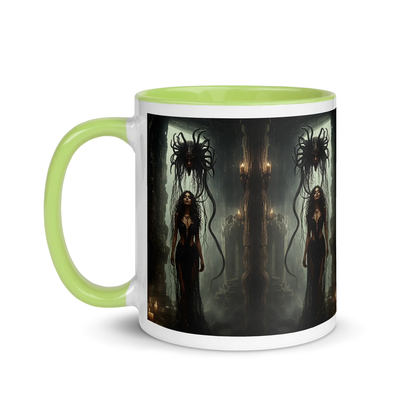Birth of Medusa coloured mug