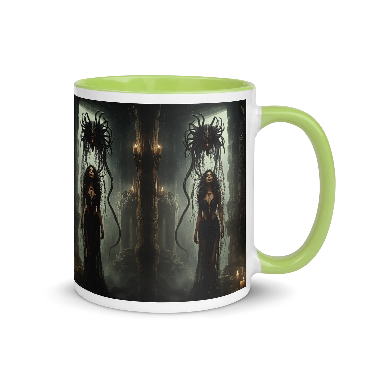 Birth of Medusa coloured mug