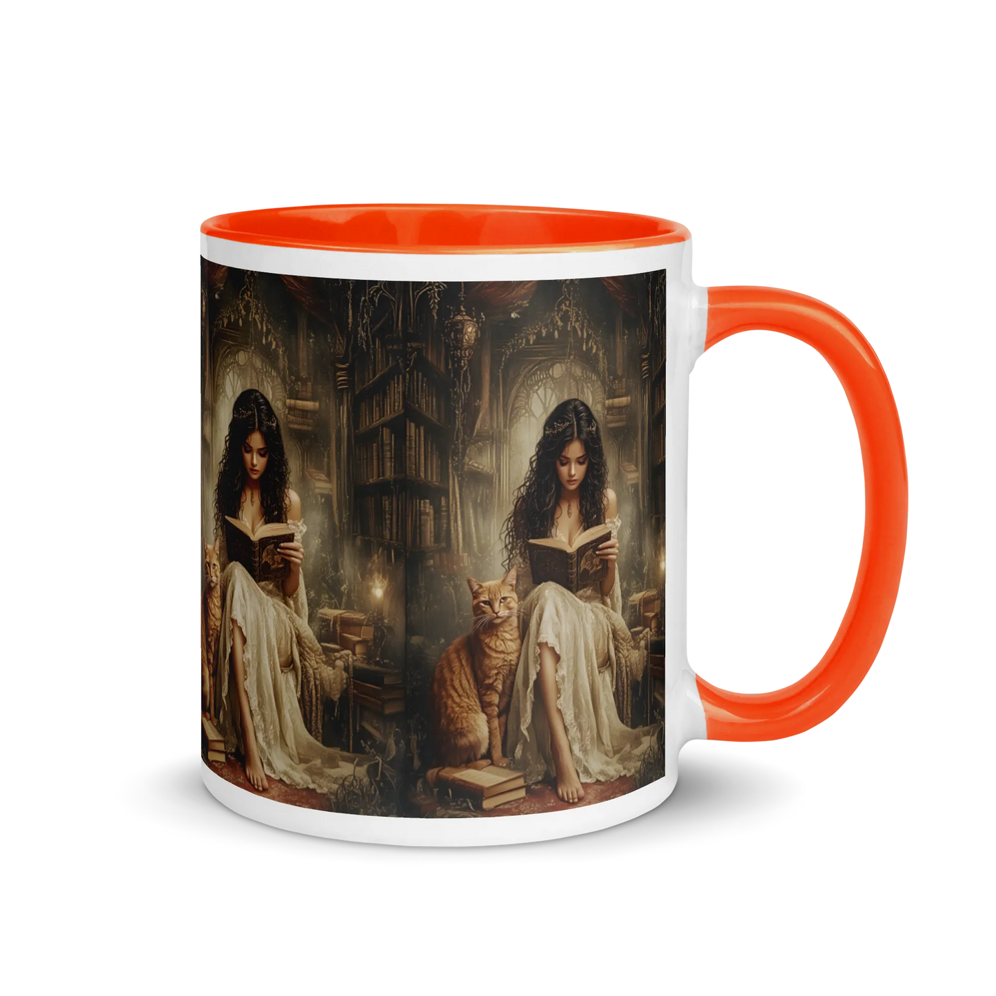 The Librarian Framed Accent Mugs