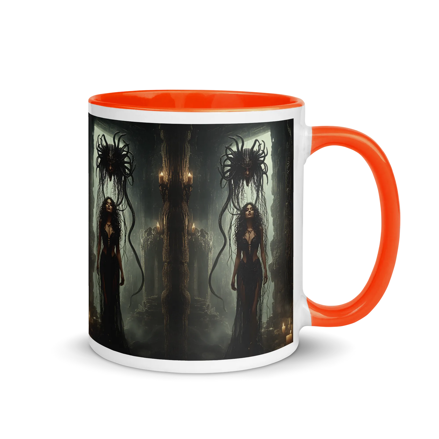 Birth of Medusa coloured mug