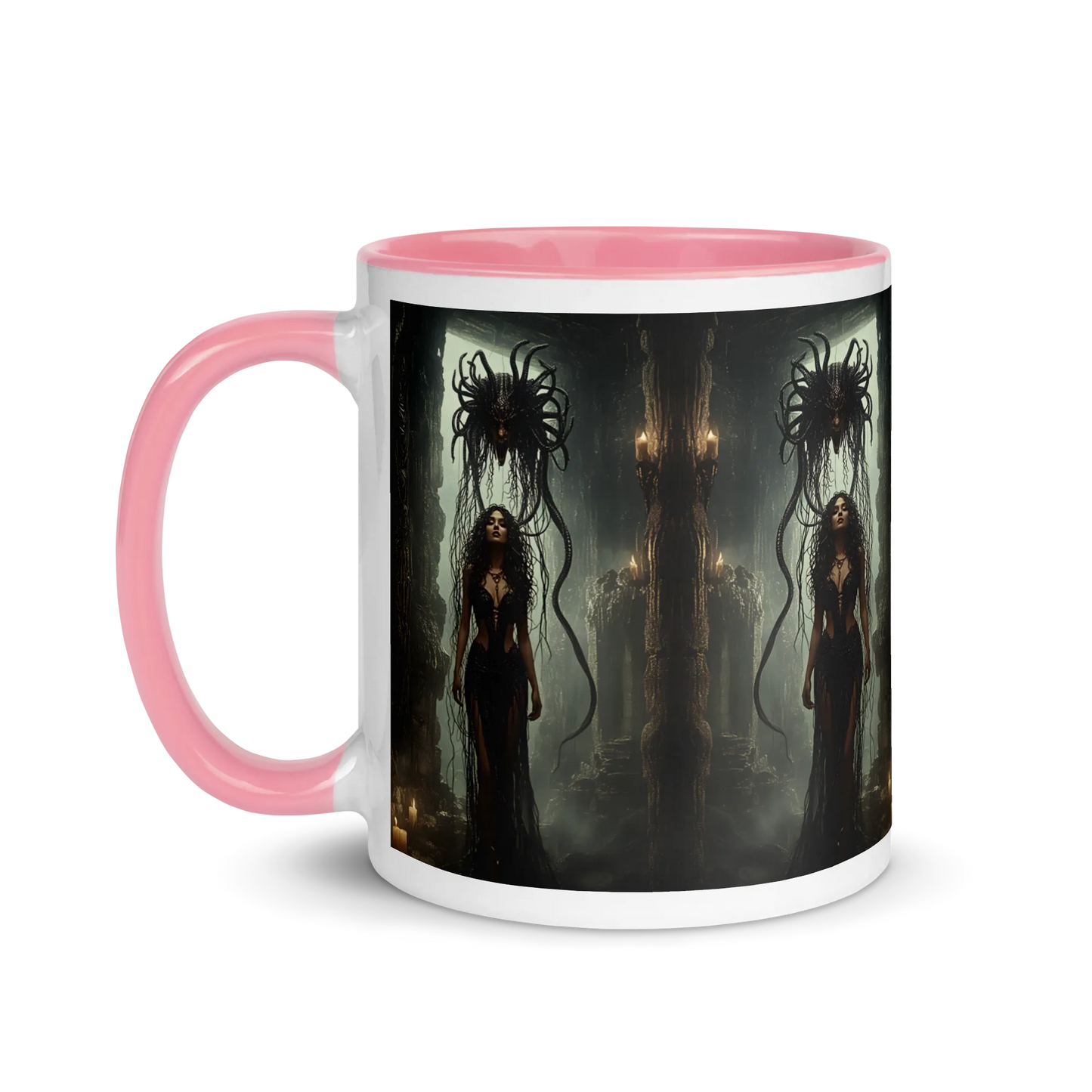 Birth of Medusa coloured mug