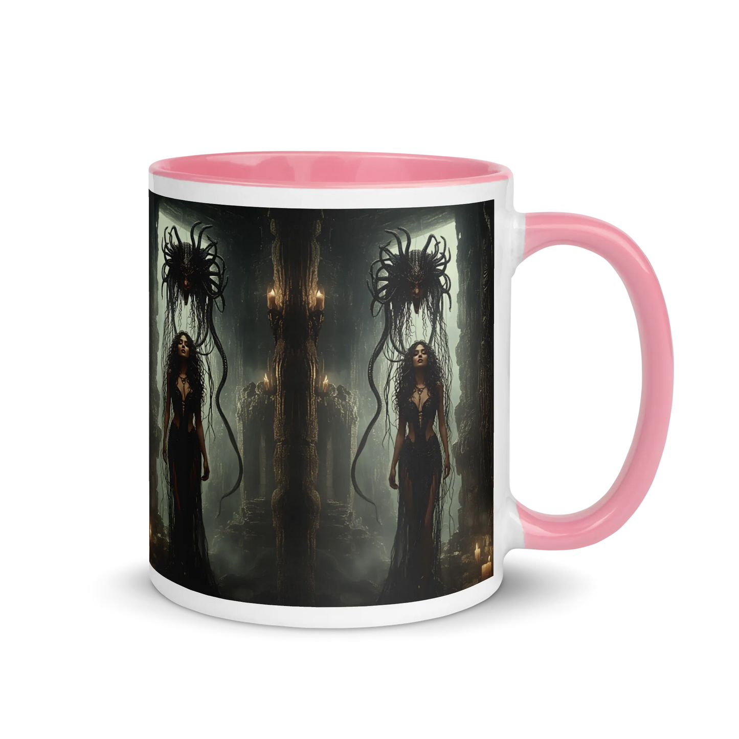 Birth of Medusa coloured mug