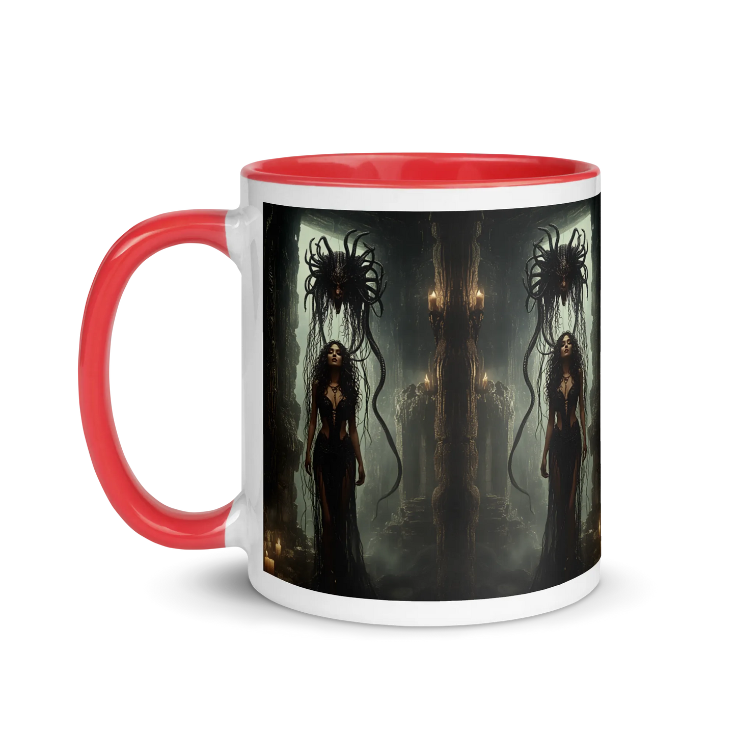 Birth of Medusa coloured mug