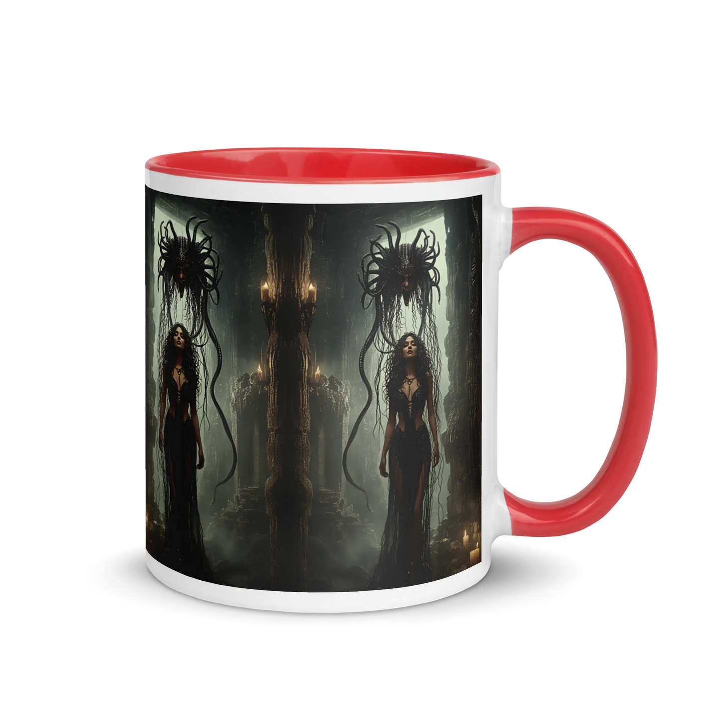 Birth of Medusa coloured mug