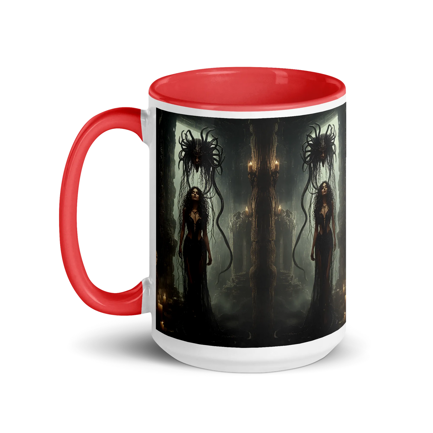 Birth of Medusa coloured mug