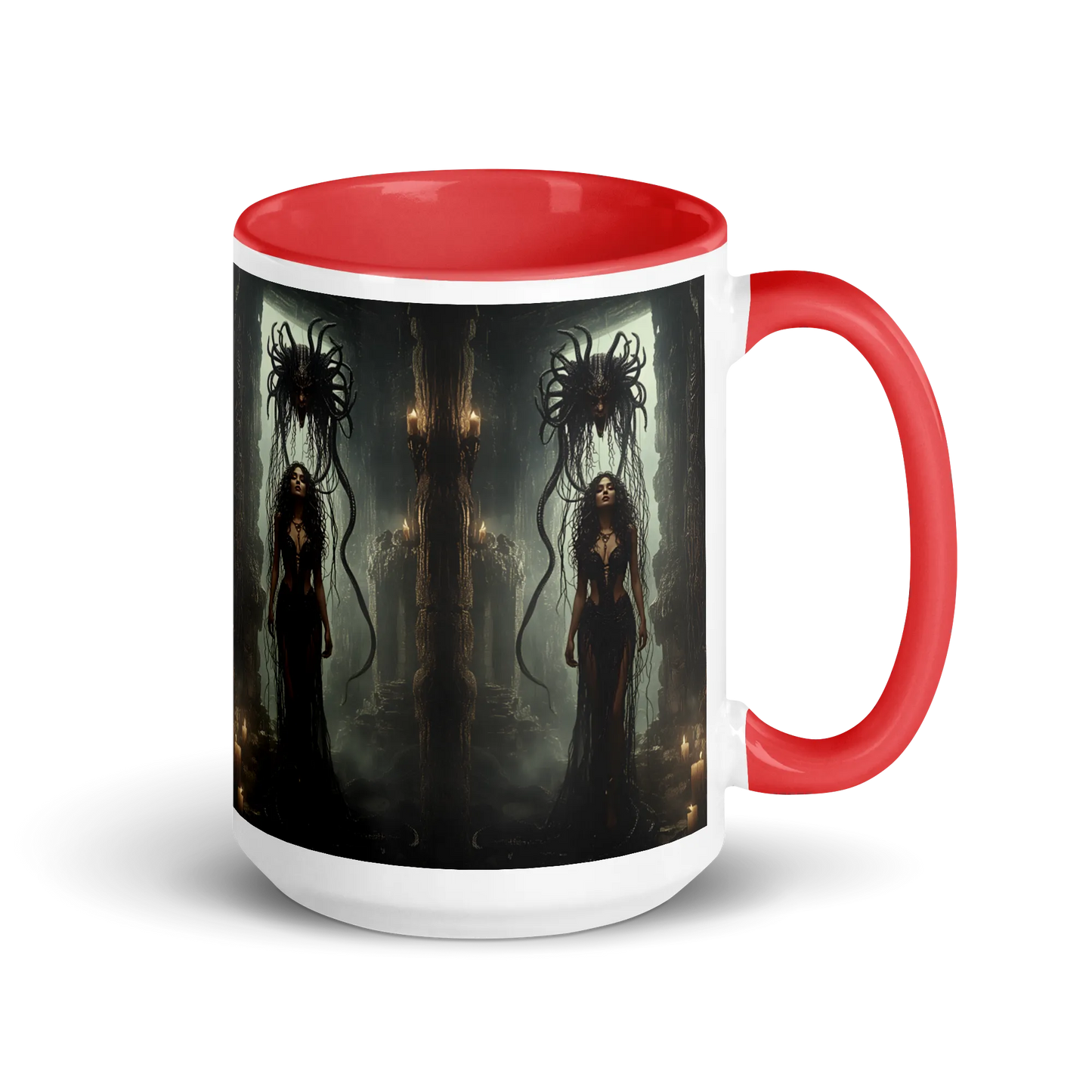 Birth of Medusa coloured mug