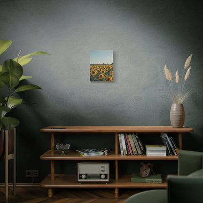 Sunflower View Canvas Wall Art