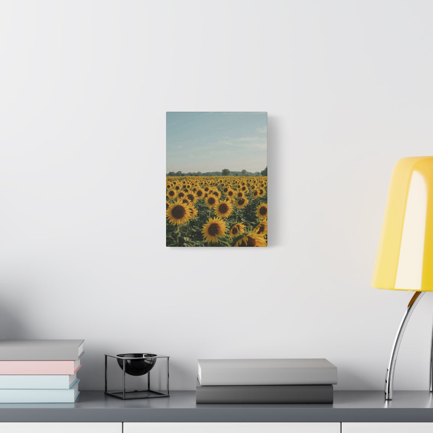 Sunflower View Canvas Wall Art