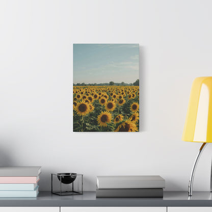 Sunflower View Canvas Wall Art