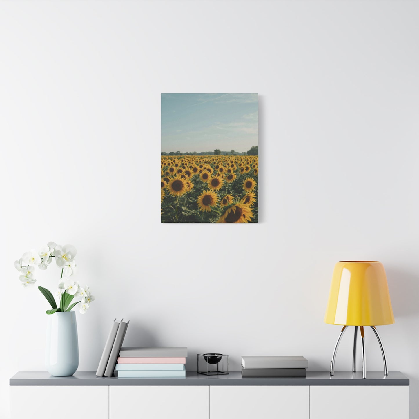 Sunflower View Canvas Wall Art