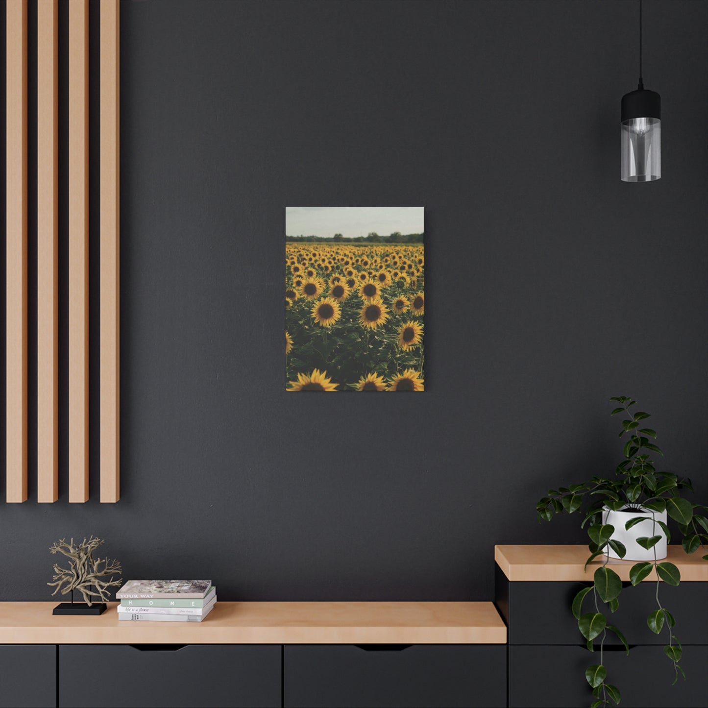 Sunflower Field Canvas Wall Art