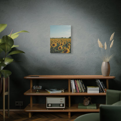 Sunflower View Canvas Wall Art