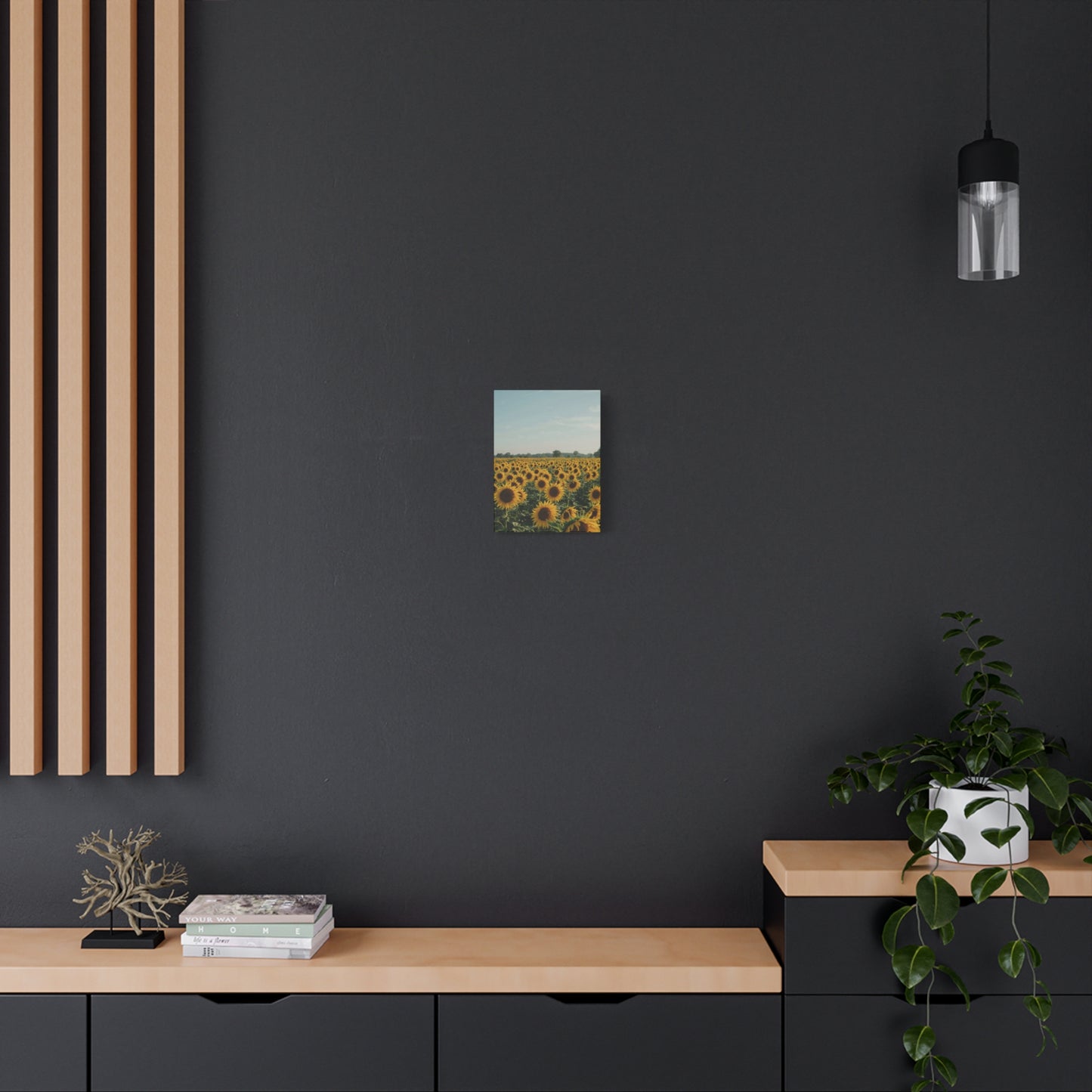 Sunflower View Canvas Wall Art