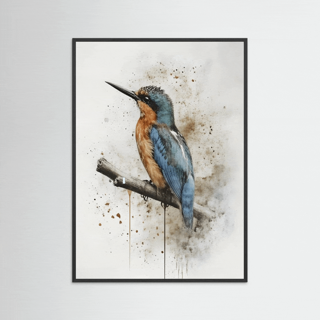 Spirit of the Kingfisher  framed / unframed print