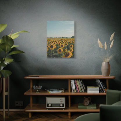Sunflower View Canvas Wall Art