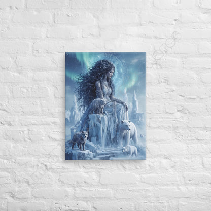 Arctic Goddess canvas wall art