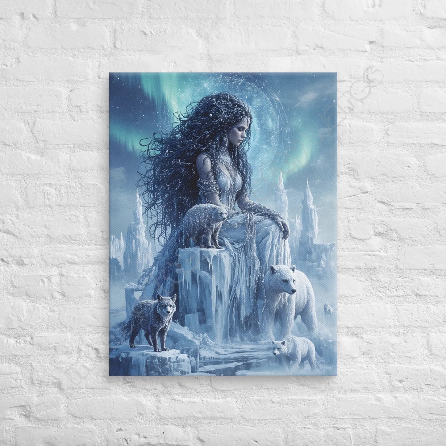 Arctic Goddess canvas wall art