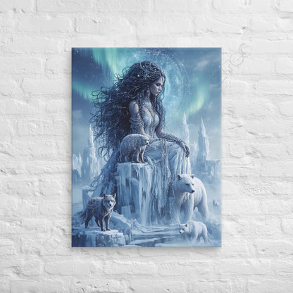 Arctic Goddess canvas wall art