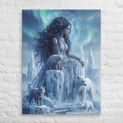 Arctic Goddess canvas wall art
