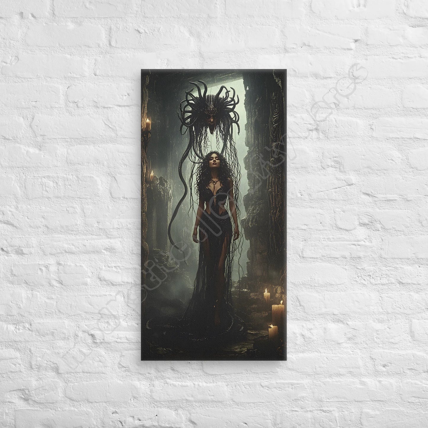 Birth of Medusa canvas wall art