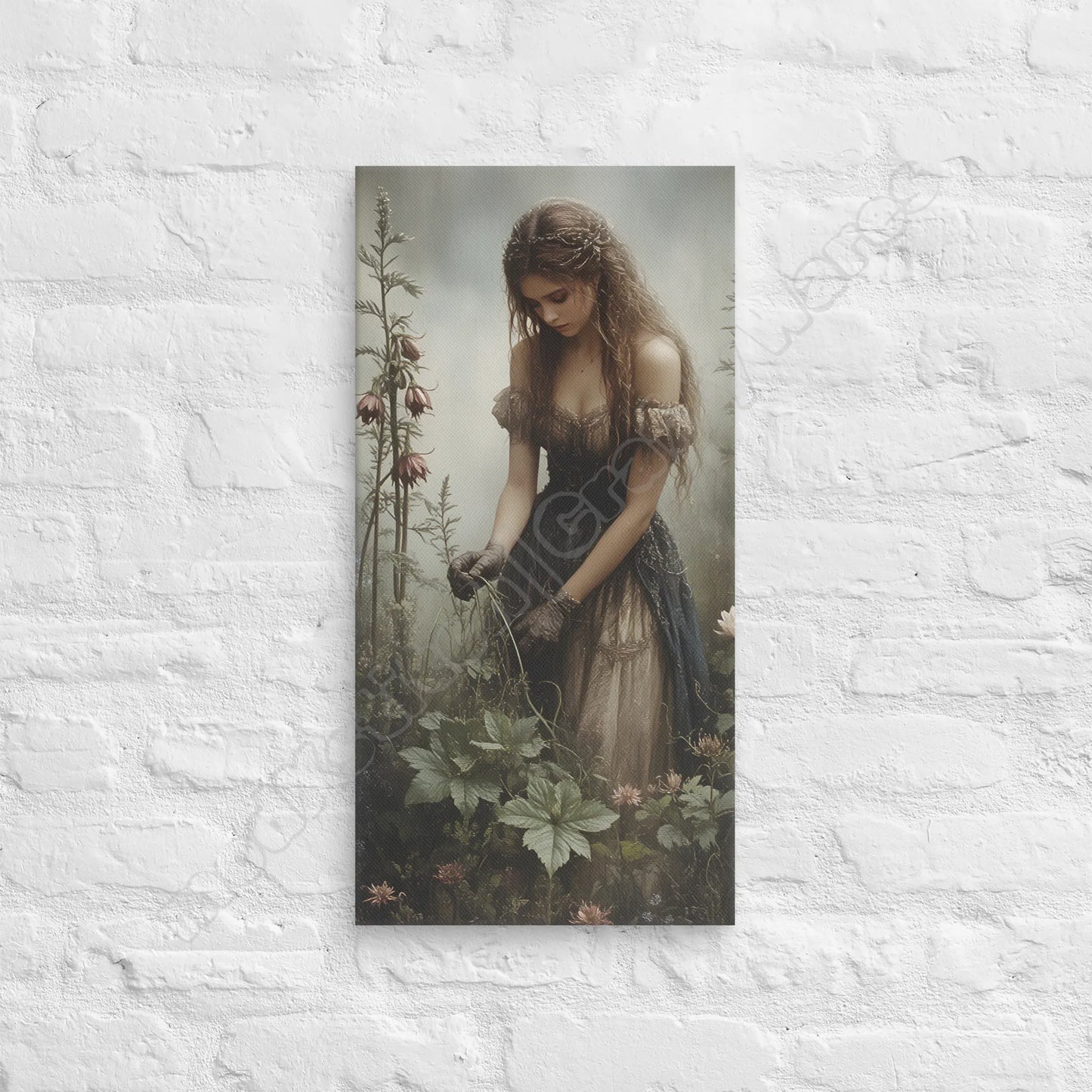 Gardening canvas wall art