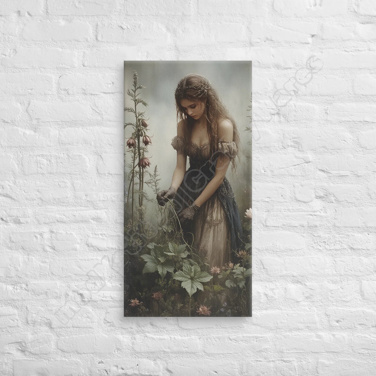 Gardening canvas wall art