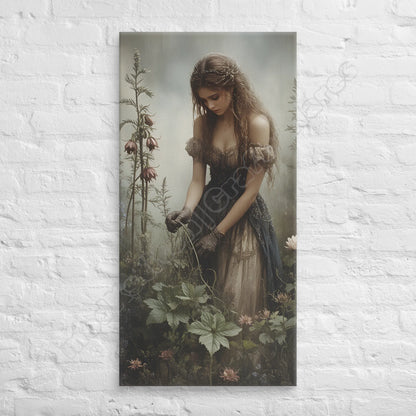 Gardening canvas wall art