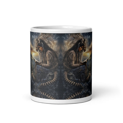 Guiding Spirit white glossy mug