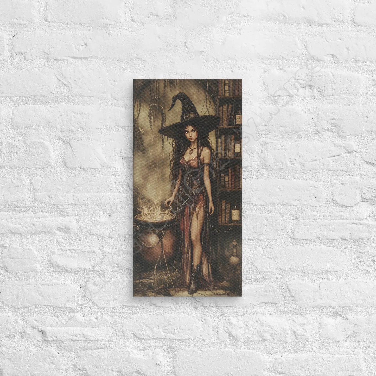 Hexing canvas wall art